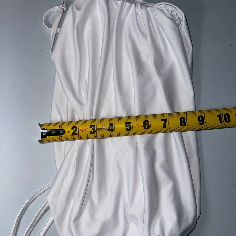 White two piece matching set dress - Picture 6 of 10